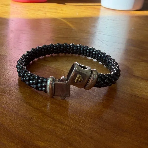 LAGOS Black Caviar Black Ceramic Beaded Bracelet 9mm - Picture 4 of 4